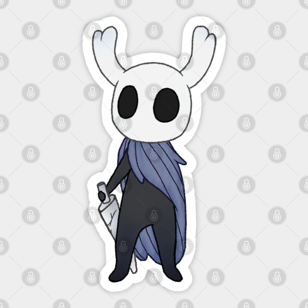 The Hollow Knight Sticker by Rose Rivers